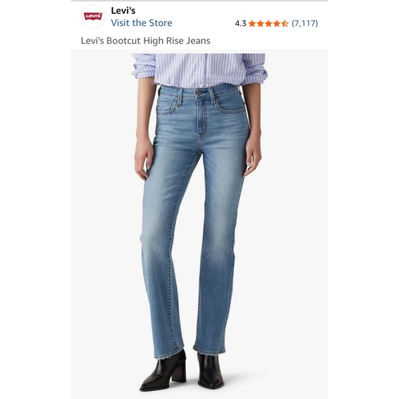 Levi’s Bootcut High Rise Jeans - Picture 1 of 4